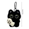 Cute Cat Plush Keychain – Stuffed Animal Keyring for Bags Plush Keychain Axl A