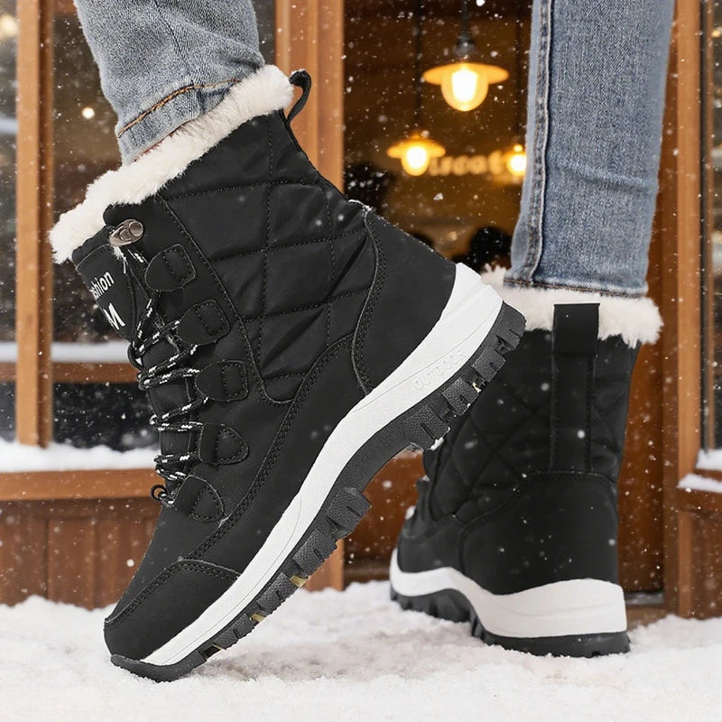 Women's Waterproof Winter Snow Boots – Faux Fur Lined Women's Winter Boots Axl