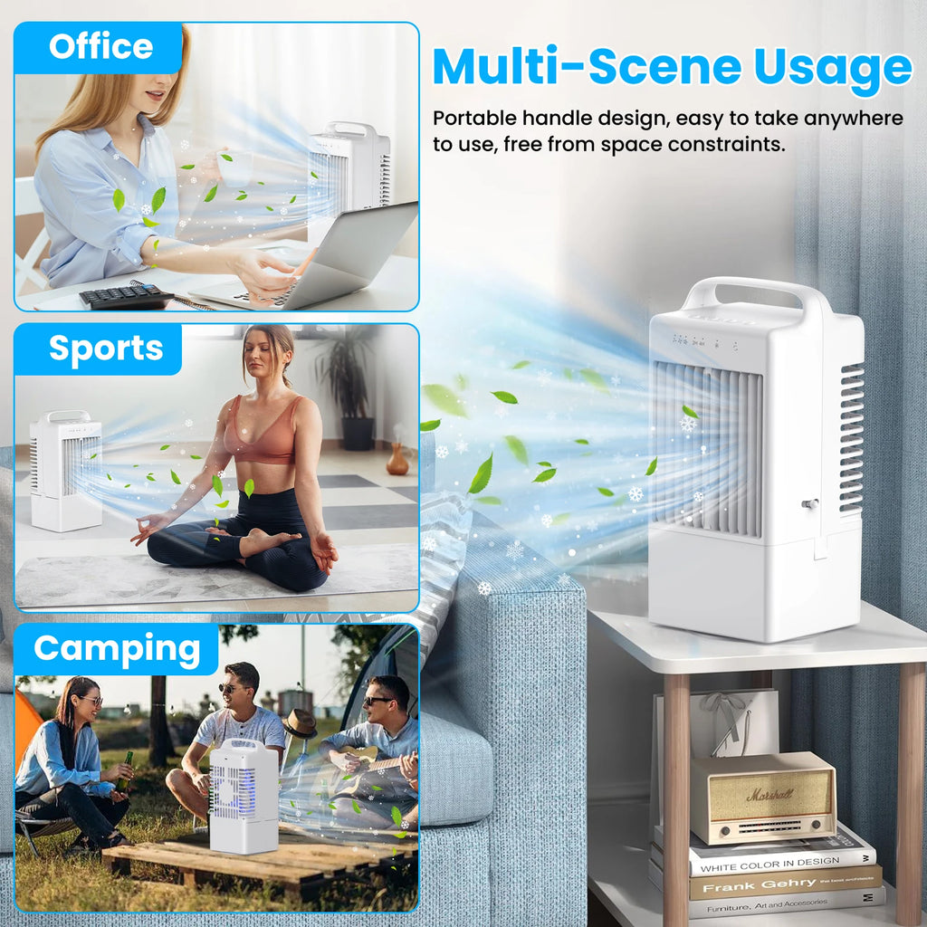 BALASHOV USB Desktop Evaporative Cooler Fan – Home & Office Evaporative Cooler Fan Axl