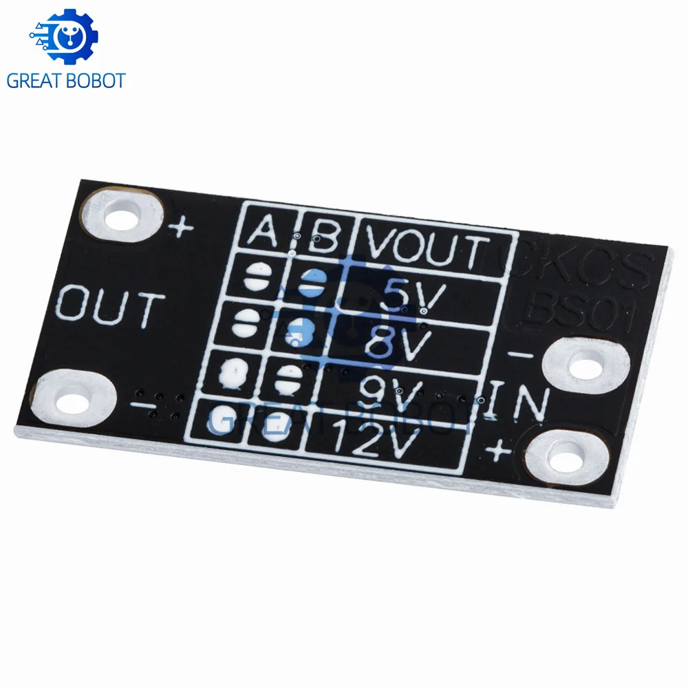 Mini Boost Step-Up Module 5V/8V/9V/12V 1.5A LED DIY Board Boost Voltage Module Axl