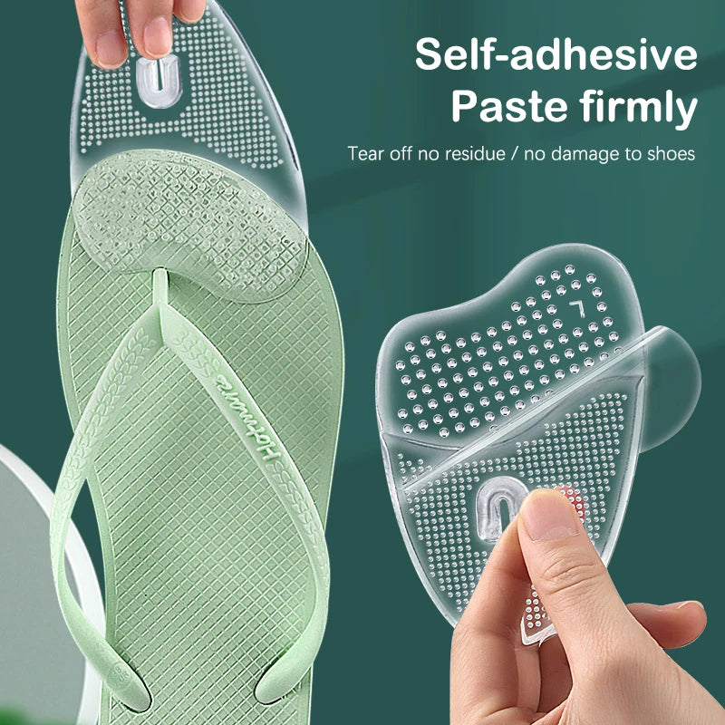 Gel Forefoot Insoles – Flip Flop Toe Cushion Pads (1 Pair) Gel Forefoot Insoles Axl