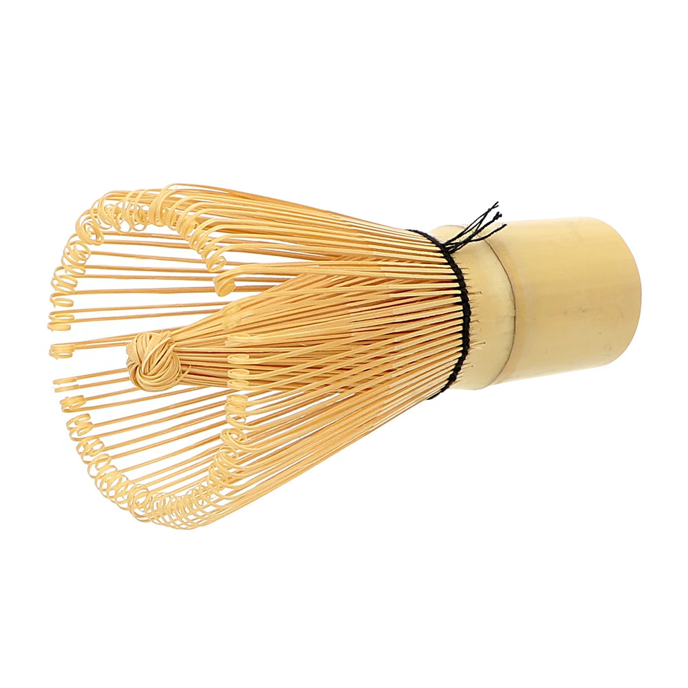 100-Prong Bamboo Chasen | Japanese Matcha Whisk for Tea Ceremony Matcha Tea Whisk Axl Light Yellow