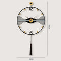 Large Modern Silent Metal Wall Clock – Minimalist 50x90cm Wall Clock Axl 50X90CM