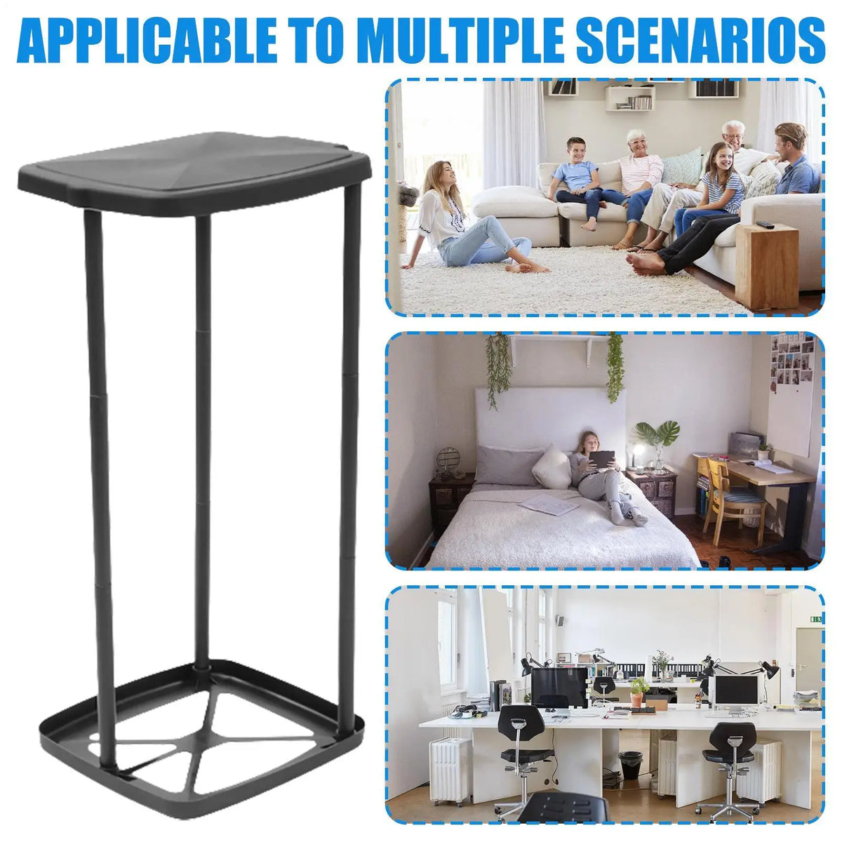 Retractable Trash Bag Holder Stand – Garden & Outdoor Use Trash Bag Holder Axl