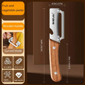 Stainless Steel Peeler with Wooden Handle | Fruit & Veg Tool Vegetable Peeler Axl 1pcsA