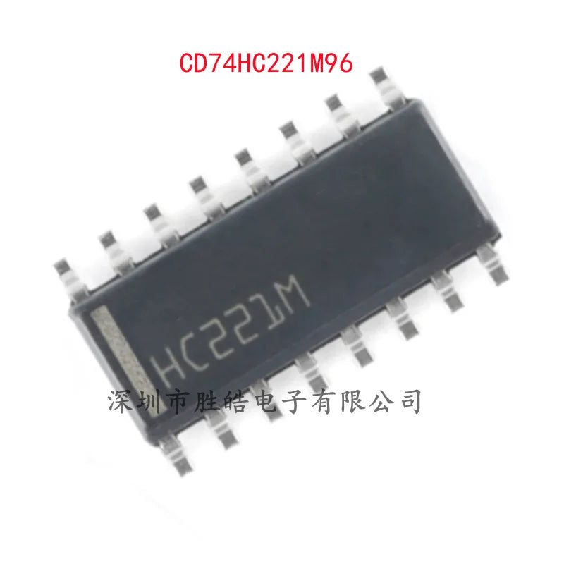 10PCS CD74HC221M96 Dual Monostable Multivibrator IC SOIC-16 Integrated Circuit IC Axl Default Title