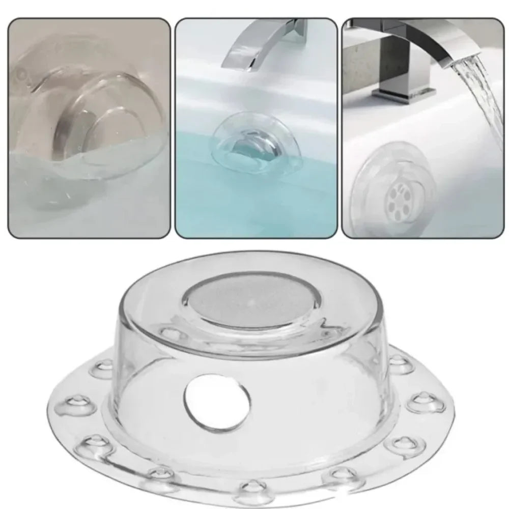 PVC Bathtub Overflow Drain Cover – Deep Bath Water Extender Overflow Drain Cover Axl