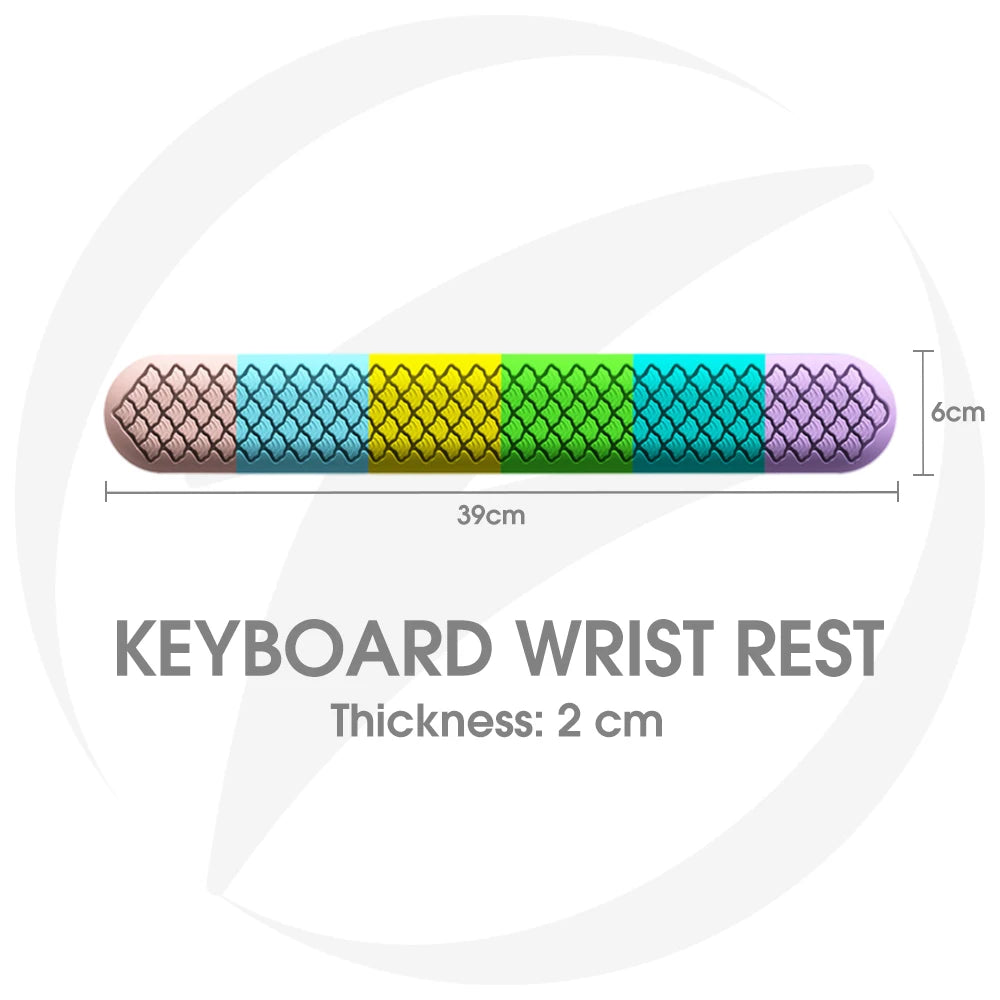 Ergonomic Silicone Wrist Rest & Mouse Pad Set | GUUGEI Wrist Rest Set Axl Keyboard Wrist Rest