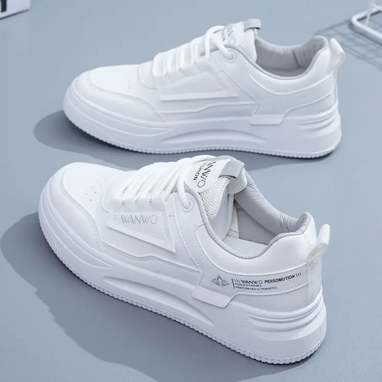 YBQJOO Women's Casual Lace-Up Sneakers – White Comfort Shoes Women's Sneakers Axl GRAY 39