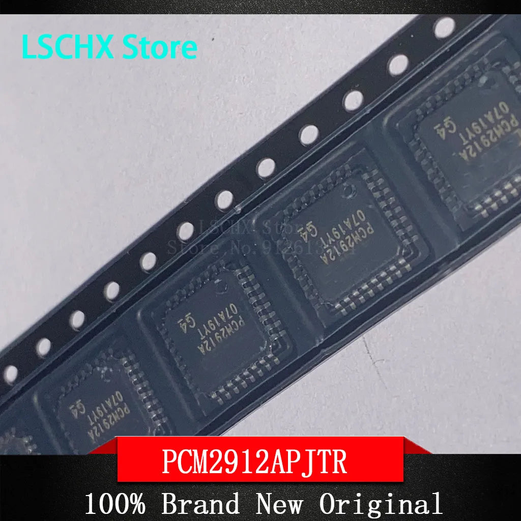 5-Pack PCM2912APJT TQFP-32 USB Audio Codec IC Chips Audio Codec IC Axl