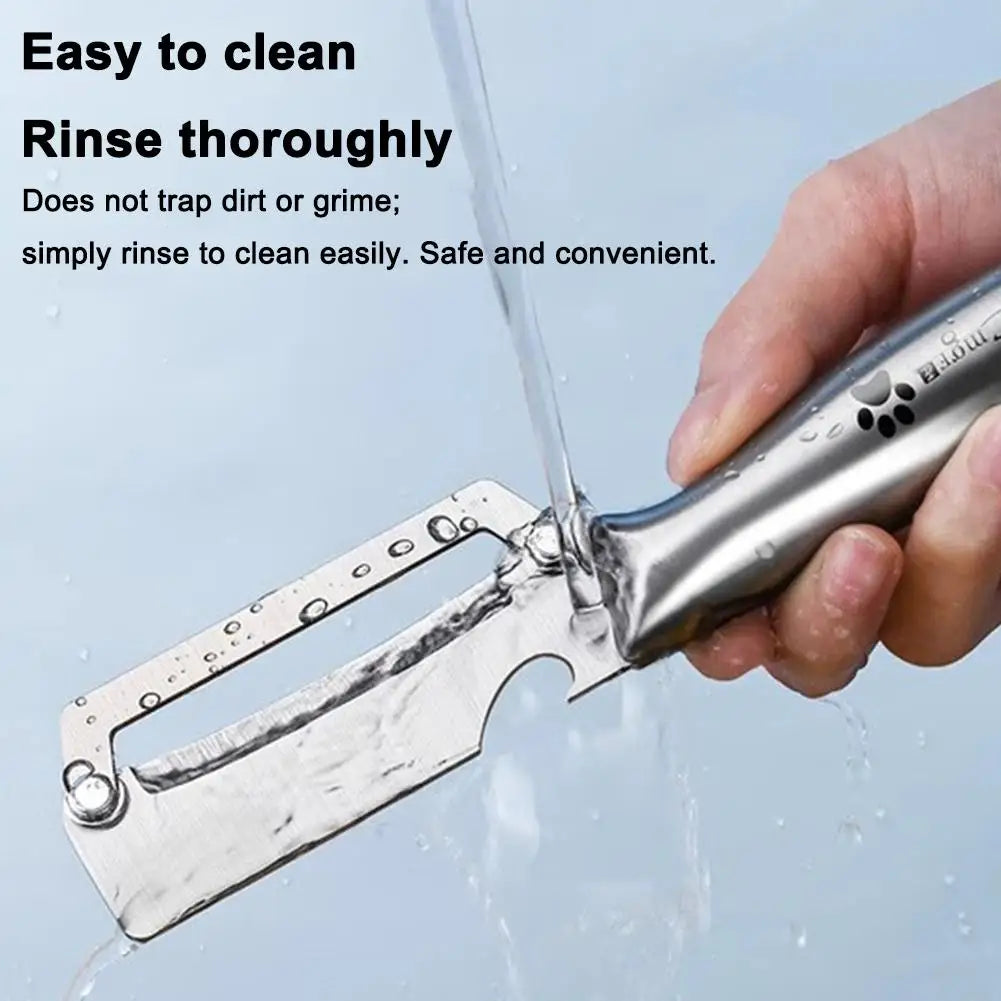 Stainless Steel Fruit & Vegetable Peeler with Bottle Opener Kitchen Peeler Axl