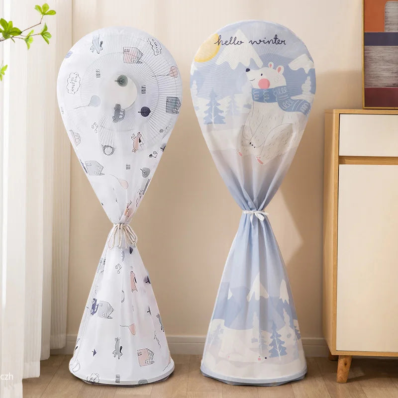 Electric Stand Fan Dustproof Cover – Waterproof & Washable Fan Dust Cover Axl