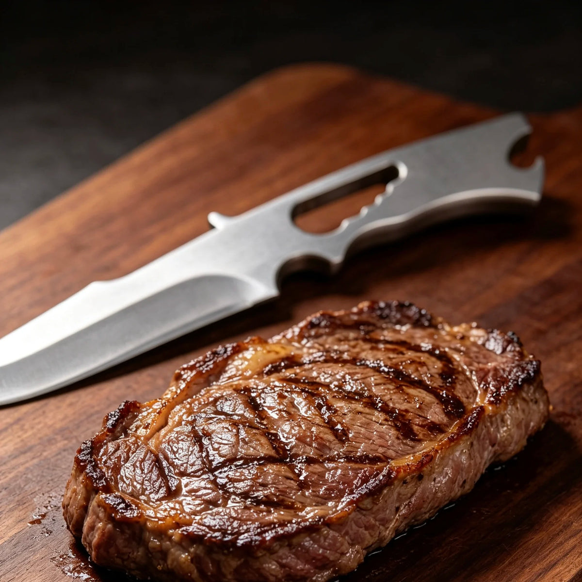 Mirror Polished Stainless Steel Fruit & Steak Knife – Bottle Opener Multi-Function Kitchen Knife Axl