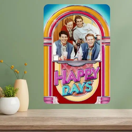 Happy Days Metal TV Show Poster Sign – Retro Wall Art Metal Wall Sign Axl aluminum sign aluminum 20x30cm