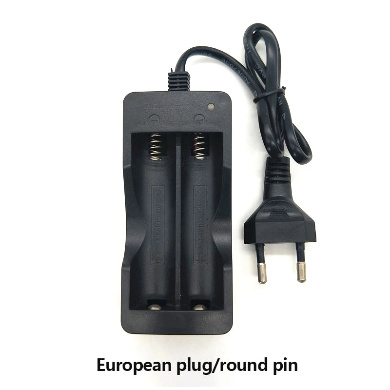 18650 Dual-Slot Lithium Battery Charger with LED Indicator Battery Charger Axl