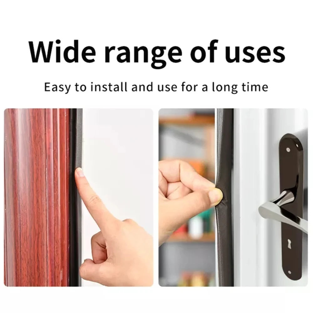 Self-Adhesive Foam Door & Window Sealing Strip – 1M or 10M Weatherstrip Sealing Strip Axl