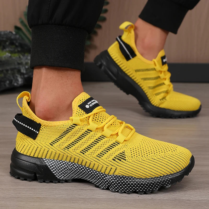 ZULIWAGN Men's Mesh Running Shoes – Breathable Sneakers Men's Running Shoes Axl