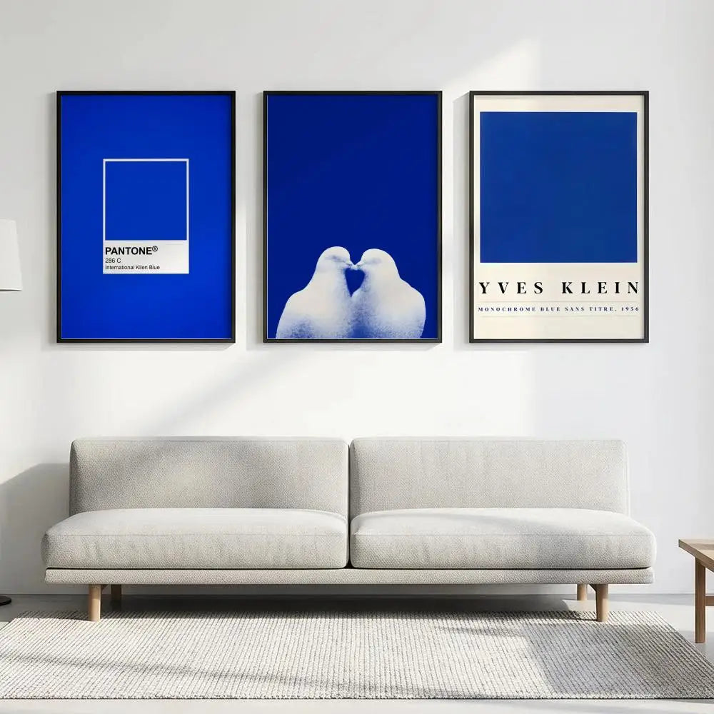 Yves Klein Art Poster – HD Modern Wall Decor | Home & Bar Wall Art Poster Axl