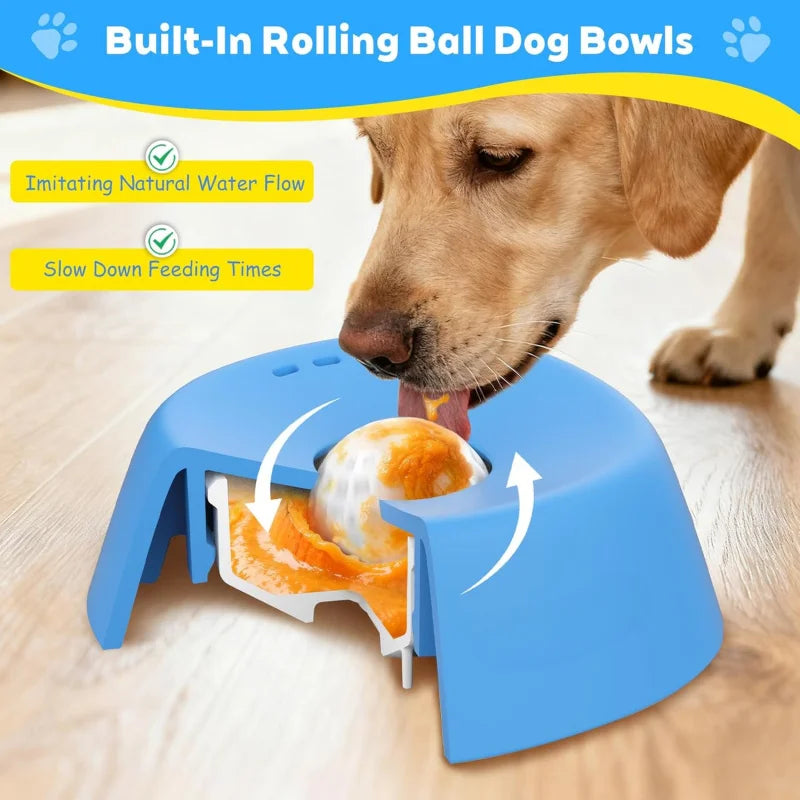 Slow Feeder Dog Bowl – Non-Slip Lick Toy for Liquid Treats Slow Feeder Dog Bowl Axl
