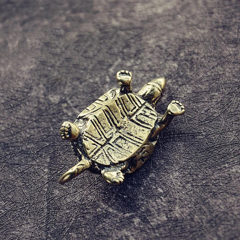 Retro Brass Tortoise Statue – Home & Office Decor Sculpture Decorative Sculpture Axl