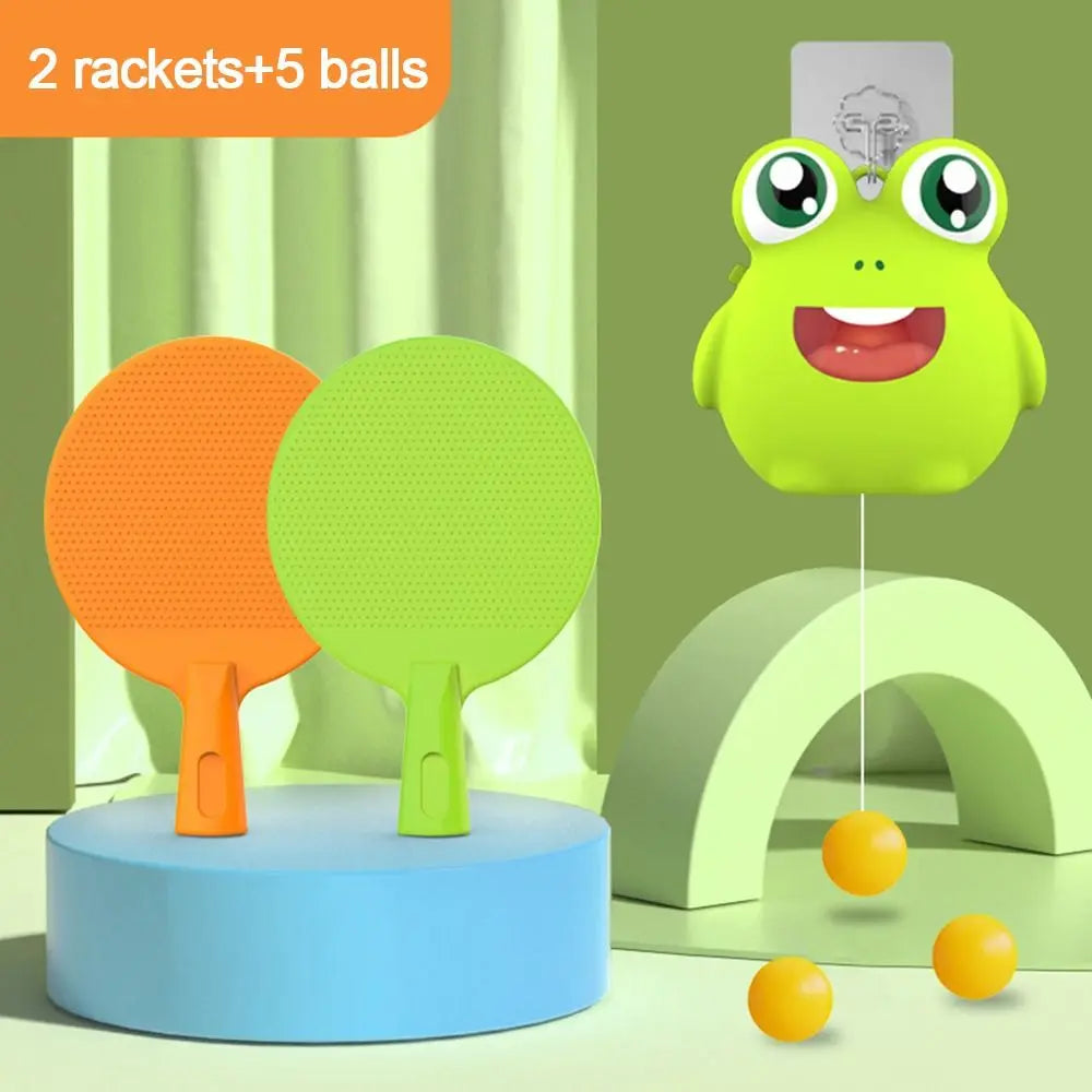 Kids Tennis Trainer Toy – Hand-Eye Coordination Paddle Set Kids Sports Toy Axl