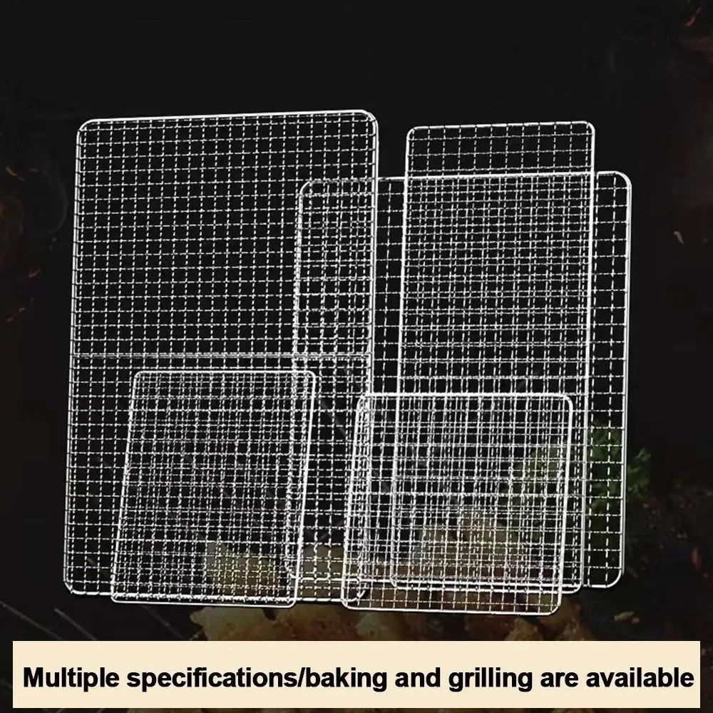 Square Iron Wire Grill Rack – Reusable BBQ Roast Cooking Grate BBQ Grill Rack Axl