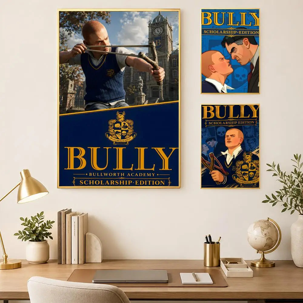 Bully Game HD PVC Self-Stick Wall Art Poster – Waterproof Decor Wall Art Poster Axl