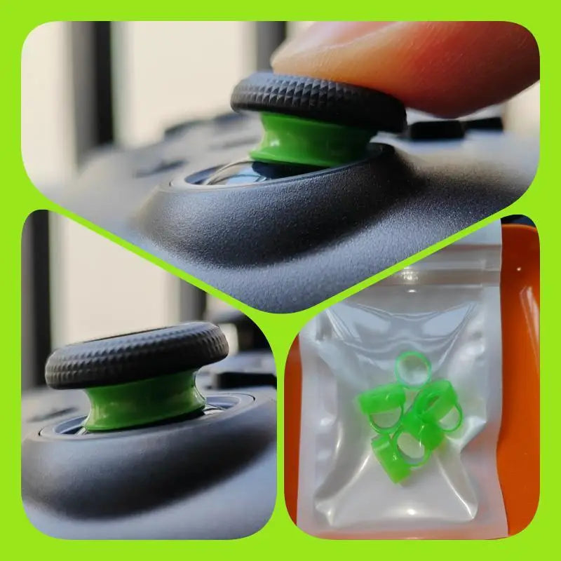 Silicone Joystick Protector Rings 8-Pack | PS5 Xbox Steam Deck Controller Accessories Axl