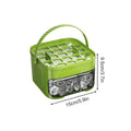 50-Grid Ice Cube Tray – Easy Release Reusable Ice Maker Mold Ice Cube Tray Axl Green