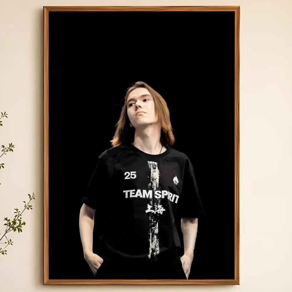 Esports Danil Kryshkovets Wall Poster – Self-Adhesive HD Decor Decorative Wall Poster Axl White04 15X20cmNoframe