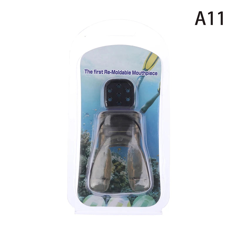Silicone Scuba Snorkel Mouthpiece – Moldable Bite Regulator Diving Mouthpiece Axl A11