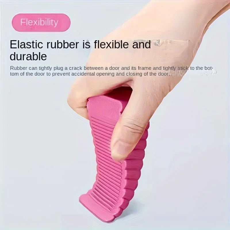 Stackable Rubber Door Stopper Wedge – Non-Slip Windproof Door Stopper Wedge Axl