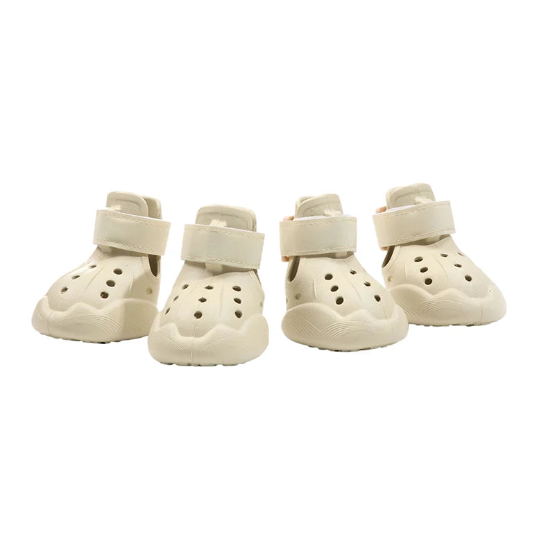 Dog Summer Sandals 4-Pack – Anti-Skid & Water-Resistant Dog Shoes Axl D 1