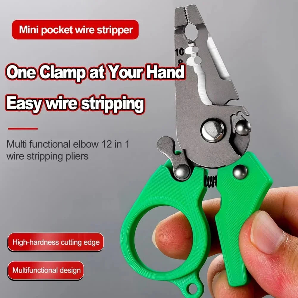 Automatic Wire Stripper, Cutter & Crimper Tool – Aluminum Wire Stripping Tool Axl