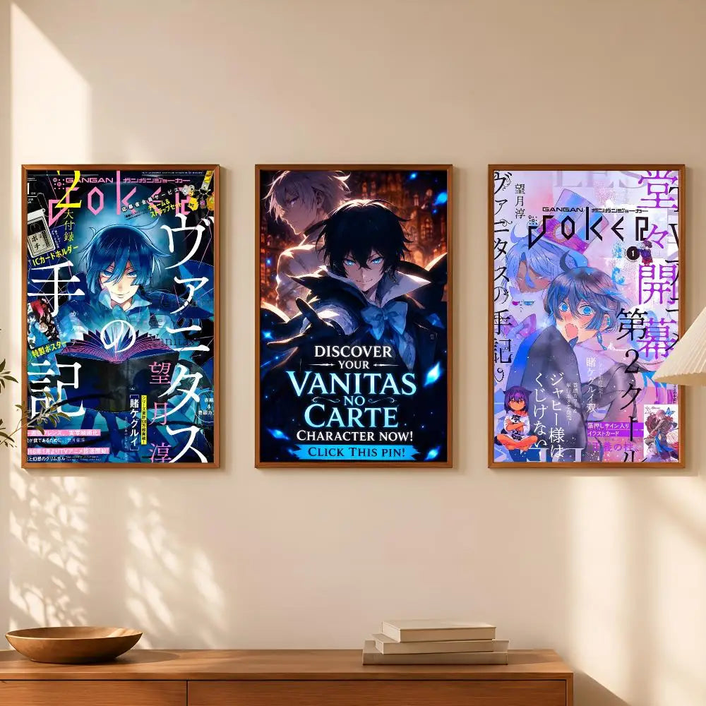 Case Study of Vanitas Poster – HD Self-Stick Wall Art Decor Anime Wall Poster Axl