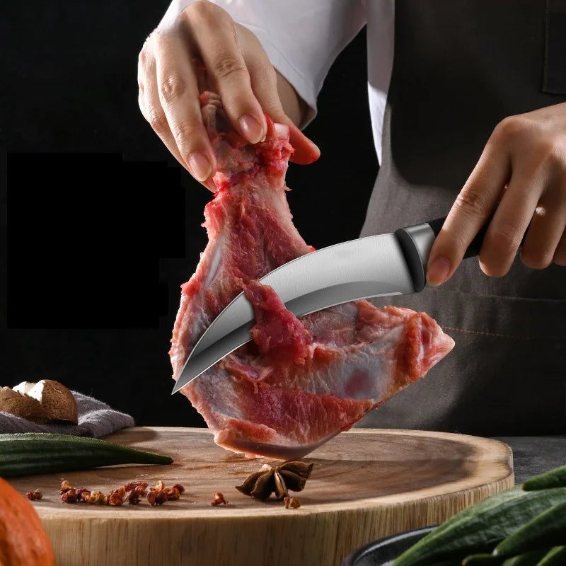 Stainless Steel Boning Knife Set – 1 or 3 Pc Non-Slip Handle Boning Knife Set Axl