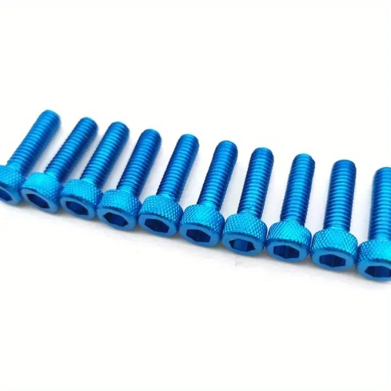 6MM Colorful Motorcycle Fairing Bolts & Nuts Kit – 10 Pack Motorcycle Fairing Bolts Axl
