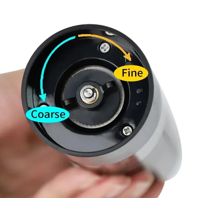 USB Rechargeable Electric Salt & Pepper Grinder | Adjustable Mill Electric Spice Grinder Axl