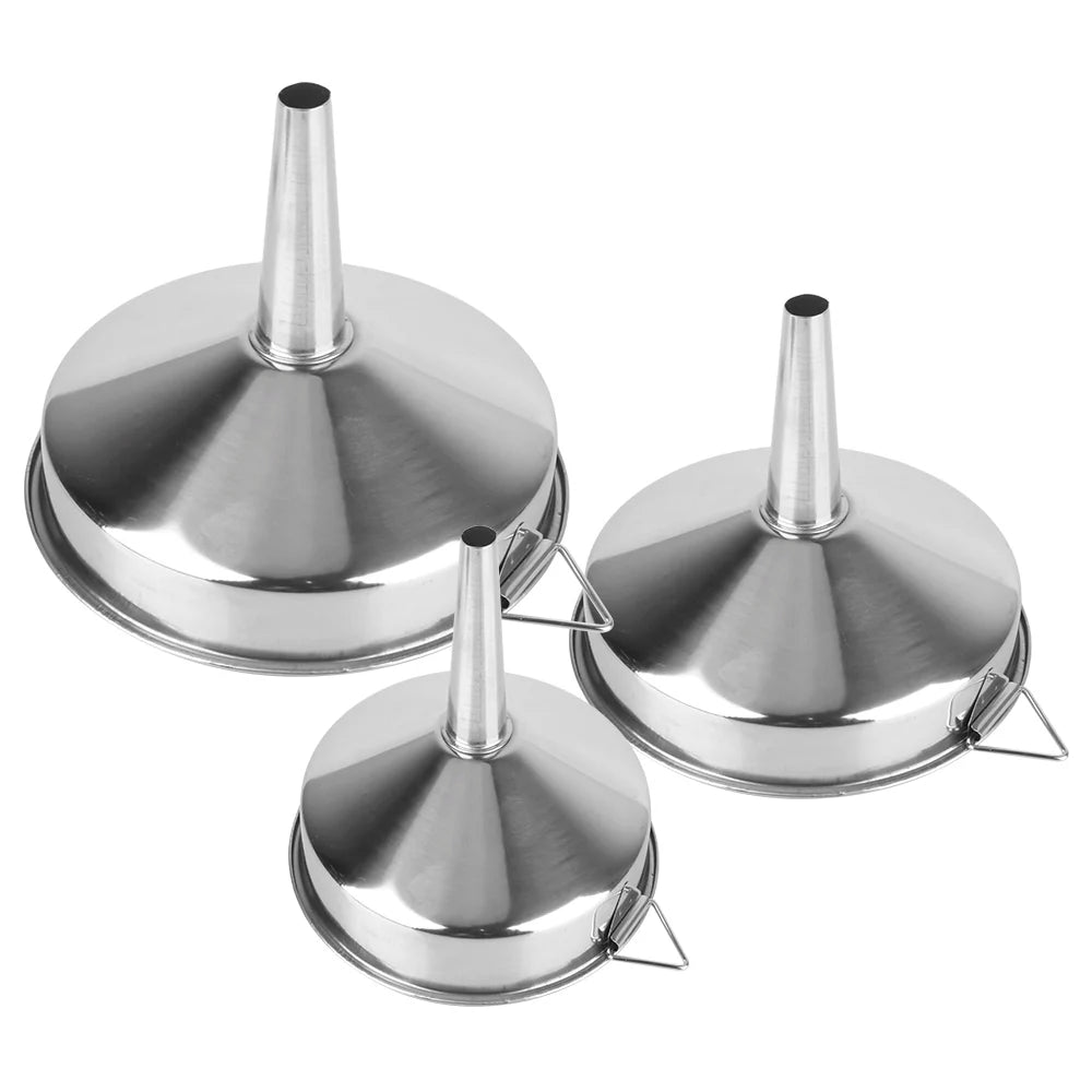 Stainless Steel Wide Mouth Funnel for Canning, Oil & Bar Kitchen Funnel Axl