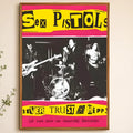 Sex Pistols Waterproof PVC Wall Poster – Peel & Stick HD Art Wall Art Poster Axl White03 15X20cmNoframe