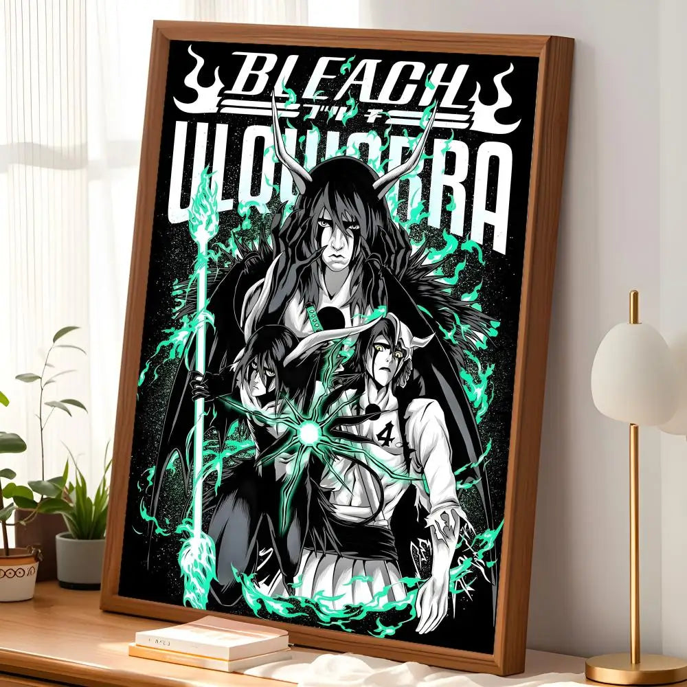 Ulquiorra Cifer Anime Poster – Self-Stick HD Waterproof Wall Art Anime Wall Poster Axl