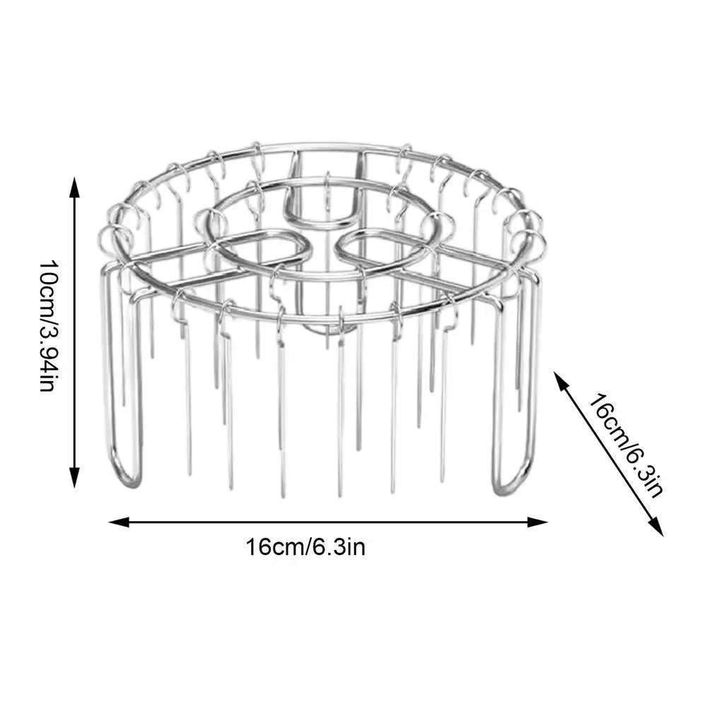 Vertical Air Fryer Skewer Rack – 49 Stainless Steel Skewers Air Fryer Skewer Rack Axl 1pcs