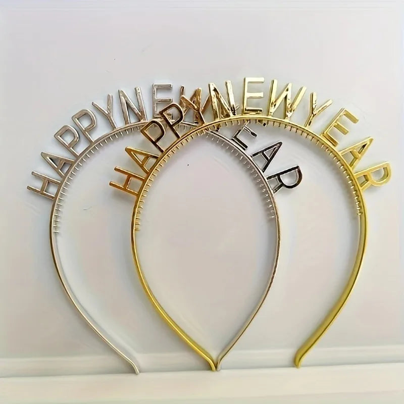 Happy New Year Headbands – Festive Party Accessories for Women Party Headband Axl