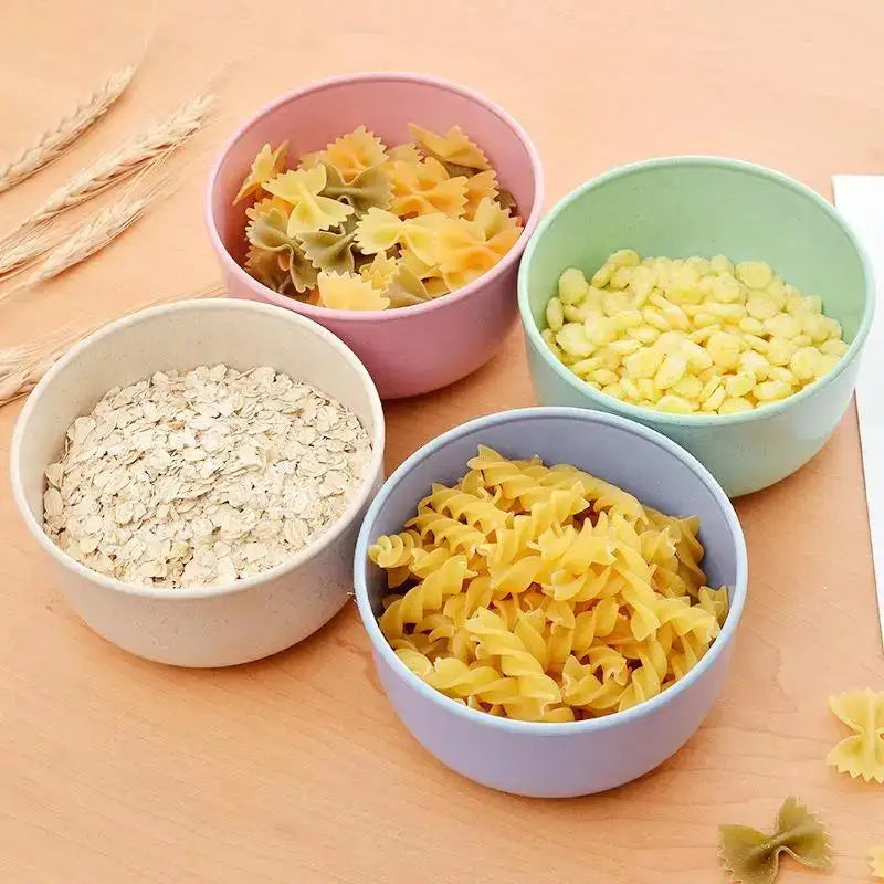 4-Piece Food-Grade Rice Bowl Set – Portable Dining Tableware Dining Bowl Set Axl