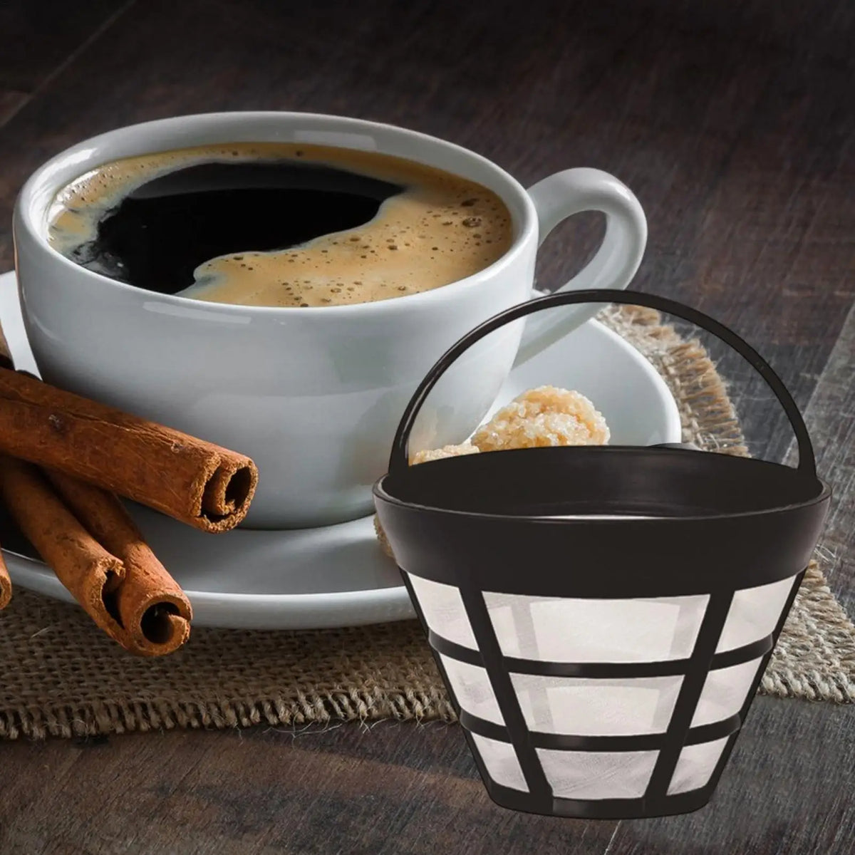 Reusable Cone Mesh Coffee Filter Basket – Espresso Strainer Coffee Filter Basket Axl