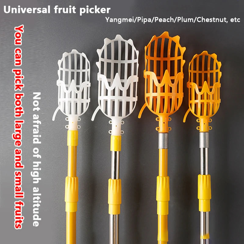 High-Altitude Fruit Picker Tool – Basket Head Garden Harvester Fruit Picker Tool Axl