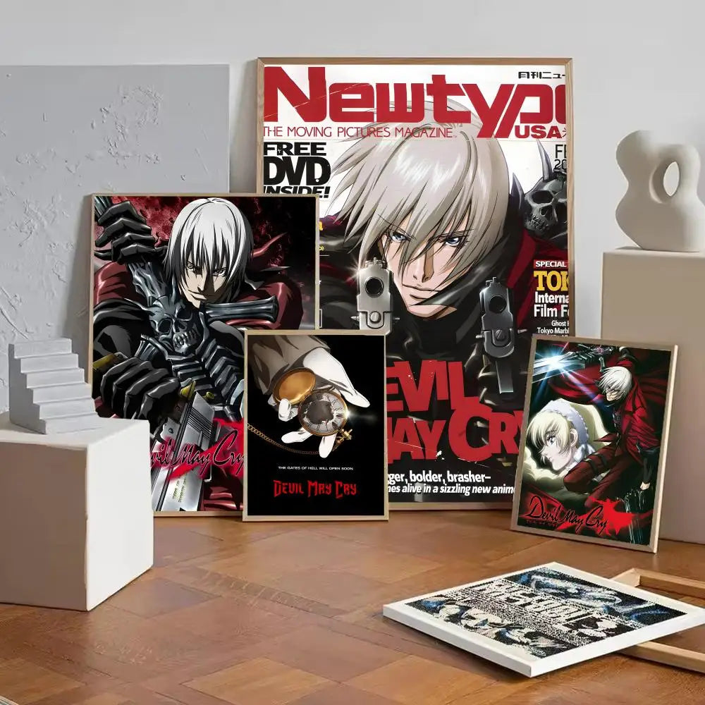Devil May Cry Wall Poster Sticker – HD Gaming Room Decal Wall Art Decal Axl