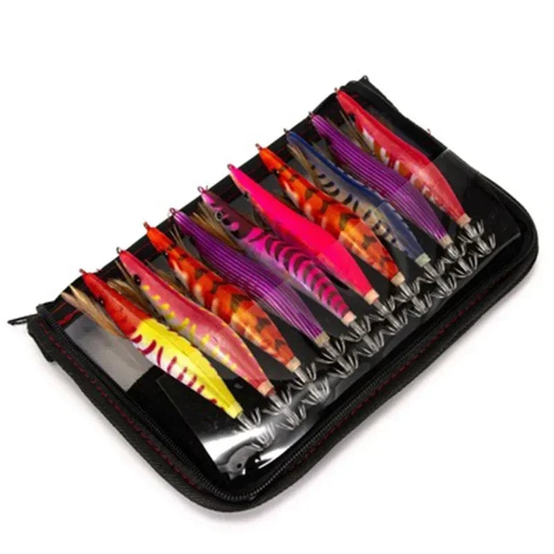Luminous Squid Jig Lure 2.5/3.0 – Saltwater Fishing Hook Rig Squid Fishing Jig Axl
