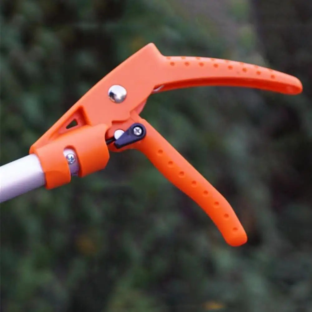 Long Reach Cut & Hold Bypass Pruner – Fruit Picker Lopper Garden Bypass Pruner Axl