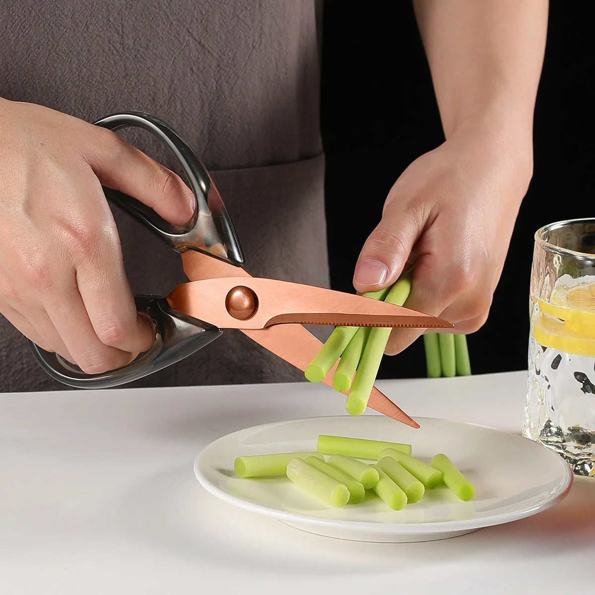 Stainless Steel Kitchen Scissors – Meat, Poultry & BBQ Shears Kitchen Shears Axl